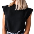 thumbnail image 1 of Ersazi Womens Workout Clothes Tops Blouses Summer Tunic Tops Short Sleeve Solid Color Loose Round Neck Tees Shirts Navy M, 1 of 8