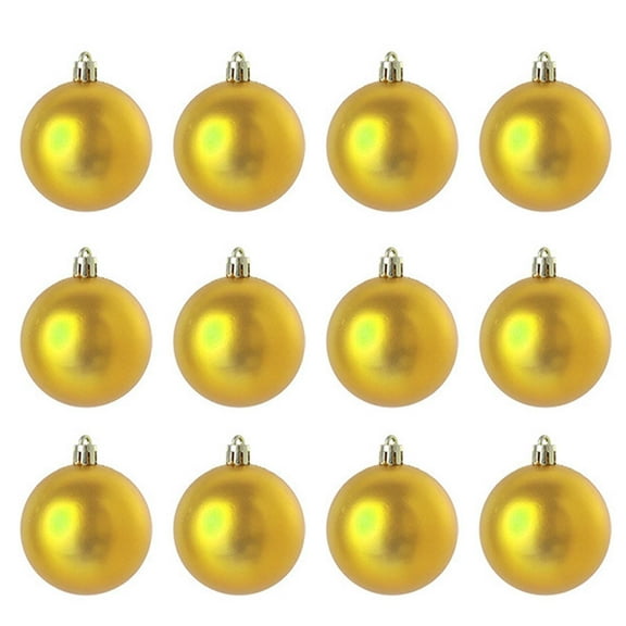 Ersvoioy 12 Pieces Mini Christmas Balls Ornaments Xmas Tree Shatterproof Ball Colorful Miniature Tree Ornaments for Christmas Trees Wedding Party Holiday Decorations 1.2 Inch (Multicolor)
