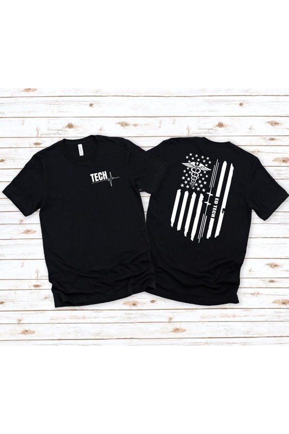 Ert Edt Flag Emergency Room Department Tech Healthcare Mens Male Female Womens Ekg T-Shirt Tshirt All Size S-5XL