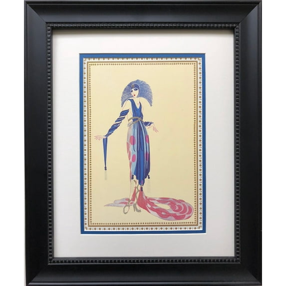 Erte "Le Pretentieuse" New CUSTOM FRAMED Print Generic