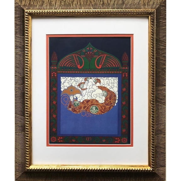 Erte "Russian Fairytale" CUSTOM FRAMED Print Generic