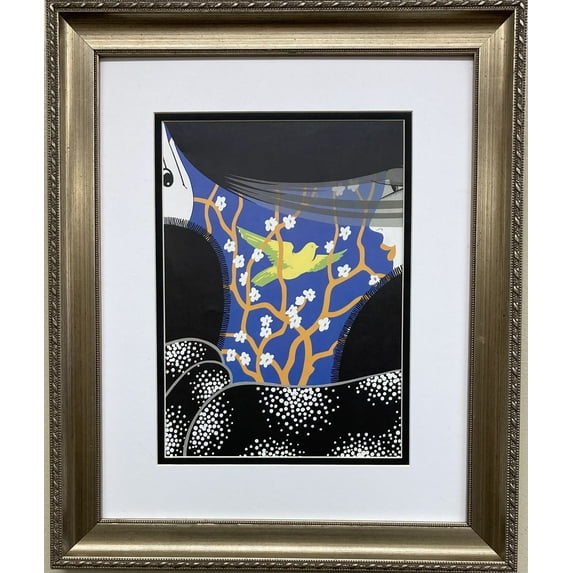 Erte "Spring" CUSTOM FRAMED Print Generic