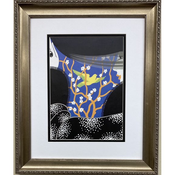 Erte "Spring" CUSTOM FRAMED Print Generic