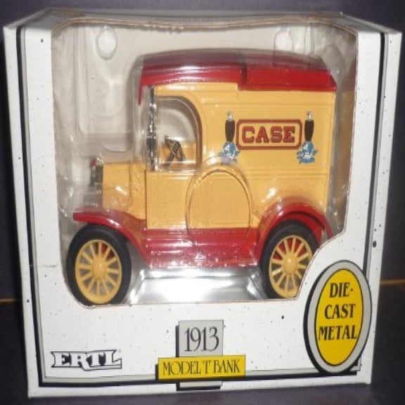 Ertl CASE 1913 Model T Bank,1/25 Scale Diecast Bank