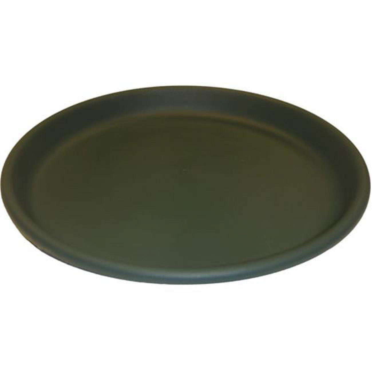 Erva D17GR 17 in. dia. Bird Bath Plastic Dish, Green