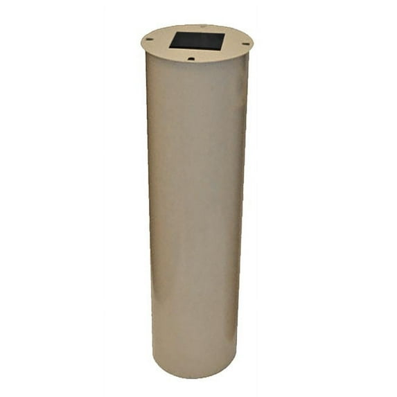 Erva Post Mounted Tall Squirrel Baffle, Tan, 8" dia.