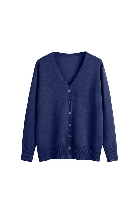 Cardigan Sweaters for Women Fall Trendy Button Down Open Front Lightweight Cardigans