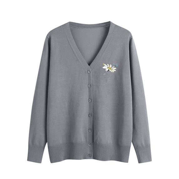 Erwazi Cardigan Sweaters for Women Fall Trendy Button Down Open Front Lightweight Cardigans