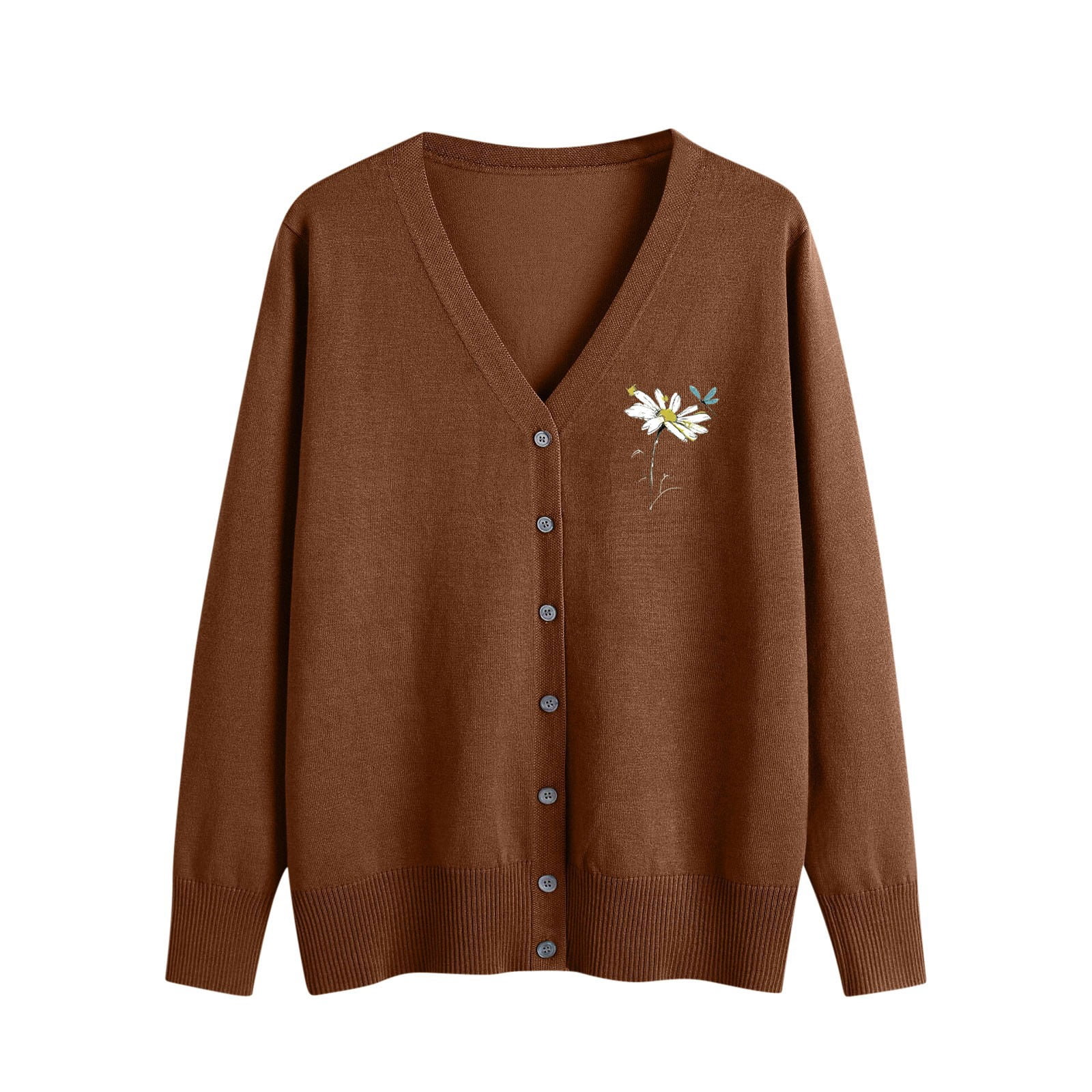 Cardigan Sweaters for Women Fall Trendy Button Down Open Front Lightweight Cardigans