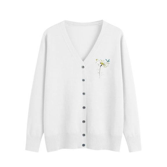 Erwazi Cardigan Sweaters for Women Fall Trendy Button Down Open Front Lightweight Cardigans