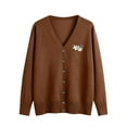thumbnail image 1 of Erwazi Cardigan Sweaters for Women Fall Trendy Button Down Open Front Lightweight Cardigans, 1 of 5