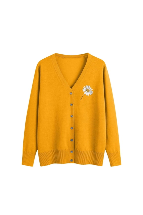 Cardigan Sweaters for Women Fall Trendy Button Down Open Front Lightweight Cardigans