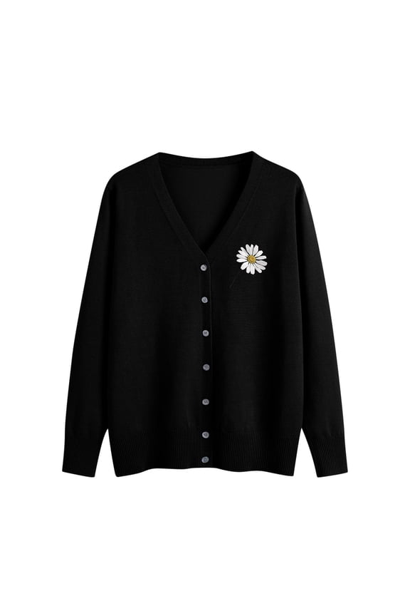 Cardigan Sweaters for Women Fall Trendy Button Down Open Front Lightweight Cardigans