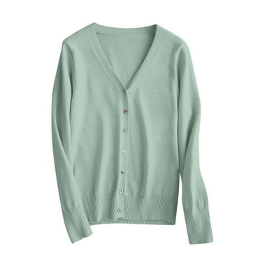 Erwazi Cardigan Sweaters for Women Fall Trendy Button Down Open Front Lightweight Cardigans