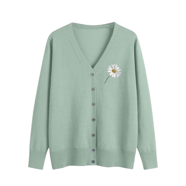 Erwazi Cardigan Sweaters for Women Fall Trendy Button Down Open Front Lightweight Cardigans