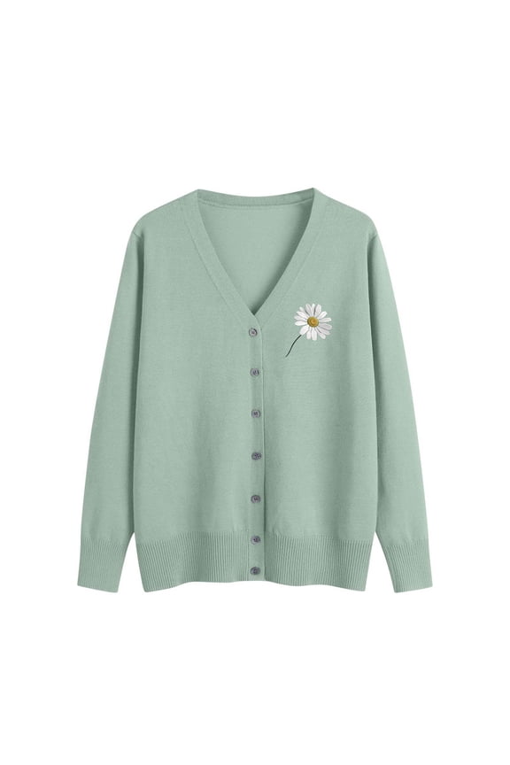Cardigan Sweaters for Women Fall Trendy Button Down Open Front Lightweight Cardigans