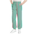 thumbnail image 1 of Erwazi Kids Jogger Pants Boys Girls Casual Stripe Soft Lightweight Joggers Trousers Elastic Waist Pants, 1 of 5