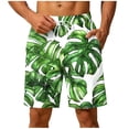 thumbnail image 1 of Erwazi Men's Board Shorts Quick Dry Swimming Trunks Printed Drawstring Waist Bathing Suit with Pockets, 1 of 6
