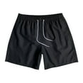 thumbnail image 1 of Erwazi Men's Shorts Casual Drawstring Elastic Waist Athletic Vocation Beach Shorts with Pockets, 2XL, 1 of 8