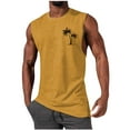 thumbnail image 1 of Erwazi Men's Summer Tank Top Shirt Tropical Printed Sleeveless Shirts Fitted Muscle Tank Tops Sport Round Neck T-Shirt, 1 of 5