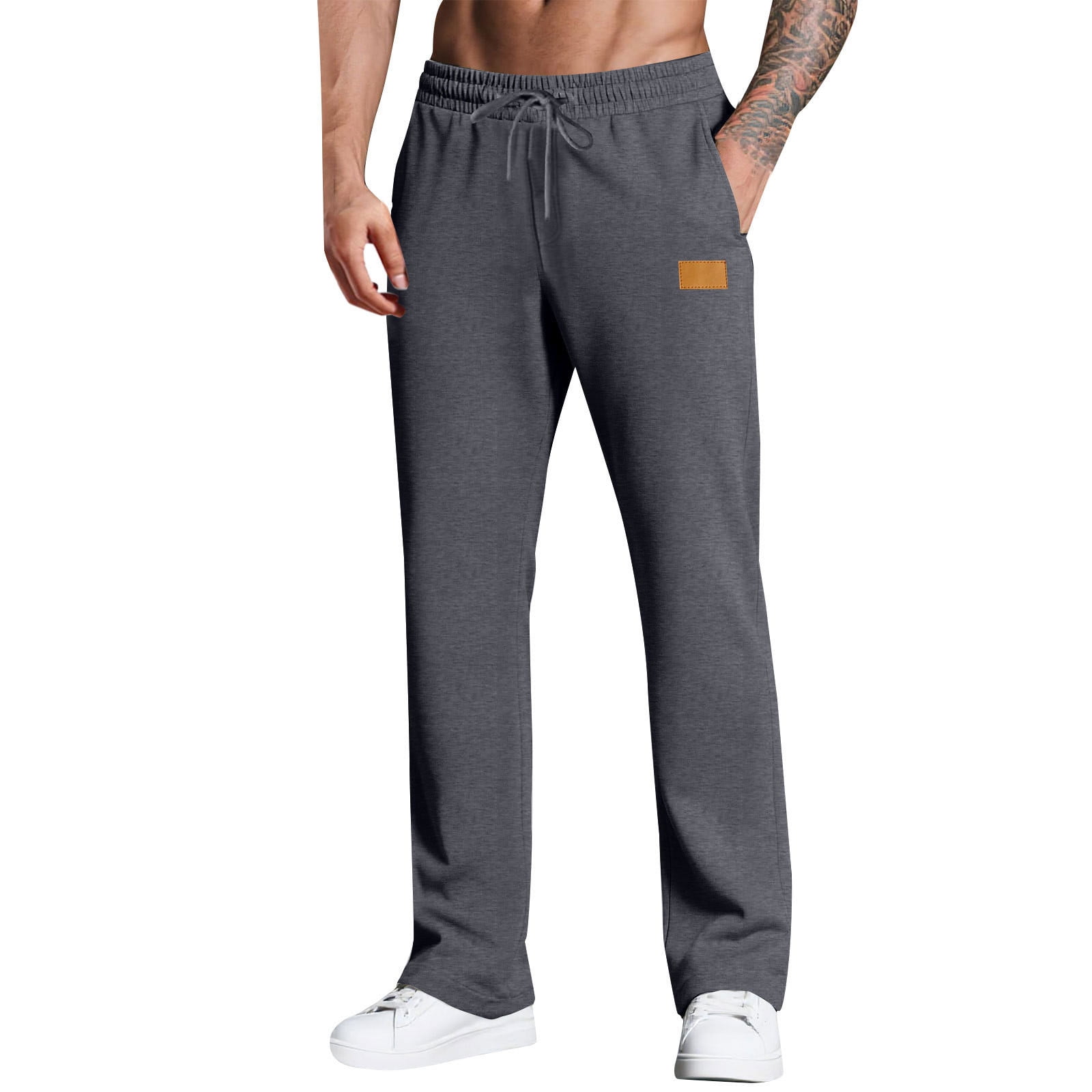 Erwazi-Men-s-Sweatpants-Open-Bottom-Swea
