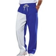 thumbnail image 1 of Erwazi Mens Athletic Pants Elastic Waist Drawstring Track Pants Fashion Slacks, 1 of 8