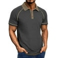 thumbnail image 1 of Erwazi Mens Collared Neck Short Sleeve Tee Shirts Workout Athletic Lightweight T-Shirt, 1 of 6