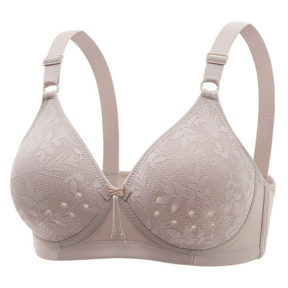 Erwazi Push Up Bras for Women Comfort Wireless Bra Seamless Gathering Wirefree T-Shirt Bra Daily Underwear