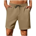 thumbnail image 1 of Erwazi Sweat Shorts for Men Drawstring Elastic Waist Athletic Casual Shorts with Pockets Gym Workout Lounge Summer Shorts, 1 of 6