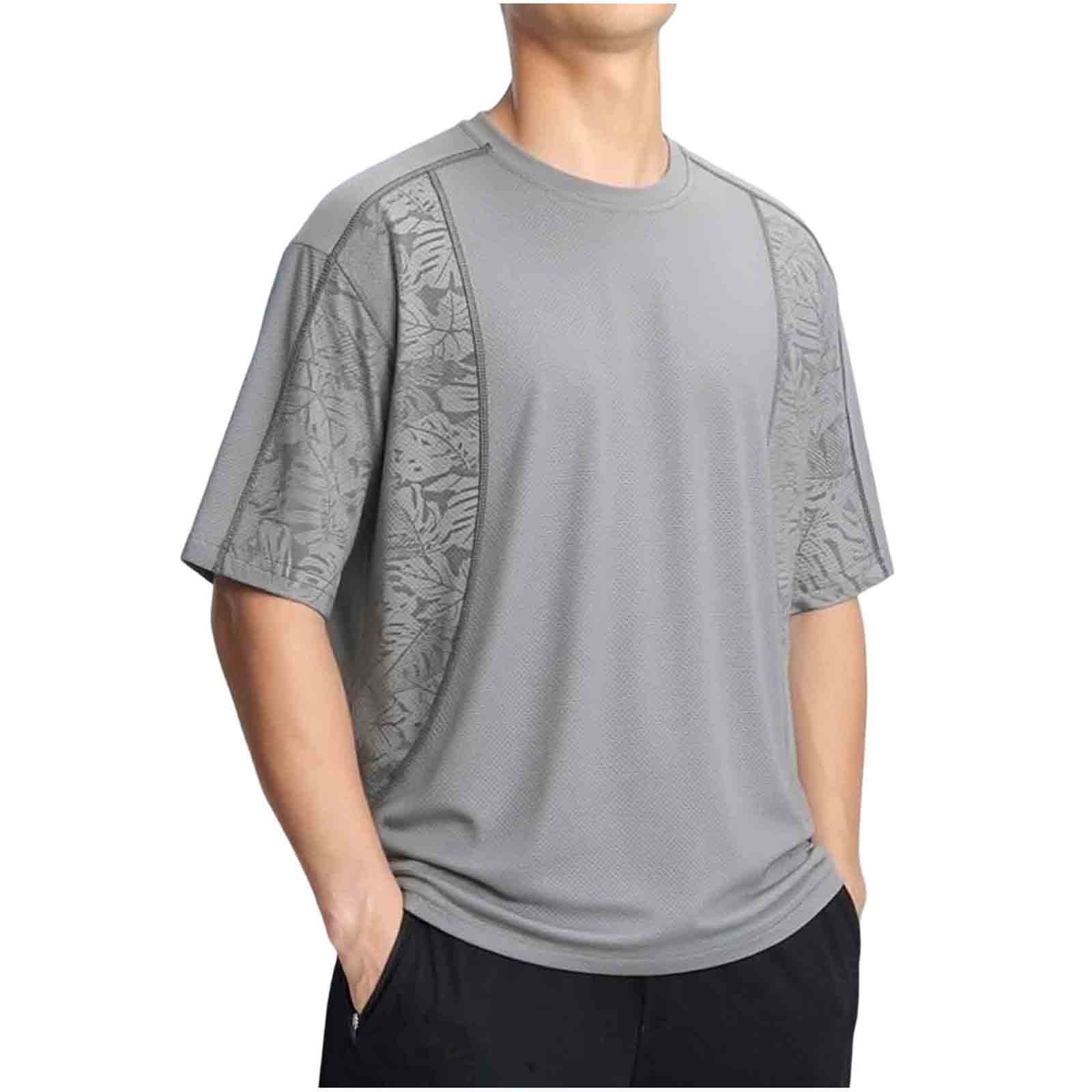 Erwazi T-Shirt for Men Crewneck Short Sleeve Tees Graphic Workout ...