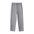 thumbnail image 1 of Erwazi Toddler Boys Girls School Uniform Pants Kids Cotton Dress Pants Teen Loose Fit Flat Front Pants, 1 of 2