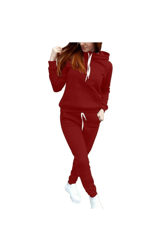 Two Piece Sets for Women Sequins Suits Business Work Blazer Suit Sets Trendy Jacket and Pants Outfits, Red, M