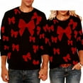 thumbnail image 1 of Erwazi Valentine's Day Sweatshirt Matching Style for Couples Print Long Sleeve Crewneck Pullover Tops, 1 of 9