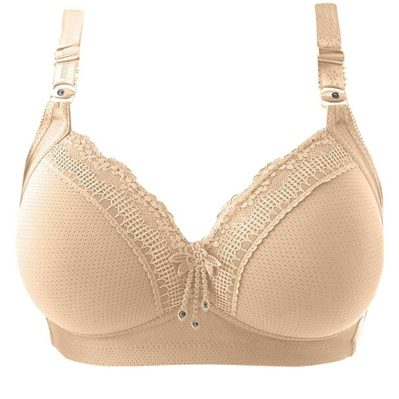 Erwazi Wireless Push Up Bras for Women Seamless Full Coverage Wirefree Bra Everyday Underwear