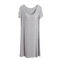 thumbnail image 1 of Erwazi Women Short Sleeve Long Nightgown Soft Cotton Sleepwear Nightshirts Loungewear with Pockets, 1 of 4