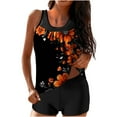 thumbnail image 1 of Erwazi Women's Modest Swimsuit Tankini 2 Piece Tummy Control Bathing Suits Full Coverage Swim Tank Top Suits Set, 1 of 6