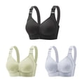thumbnail image 1 of Erwazi Women's Wirefree Bras for Women Full Coverage No Underwire Everyday Comfortable Lace Bras Seamless, 1 of 9