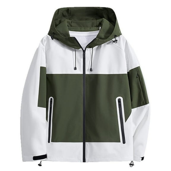 Erwazi Womens Athletic Jackets Active Outdoor Hiking Jacket Zipper Waterproof Coat with Pockets