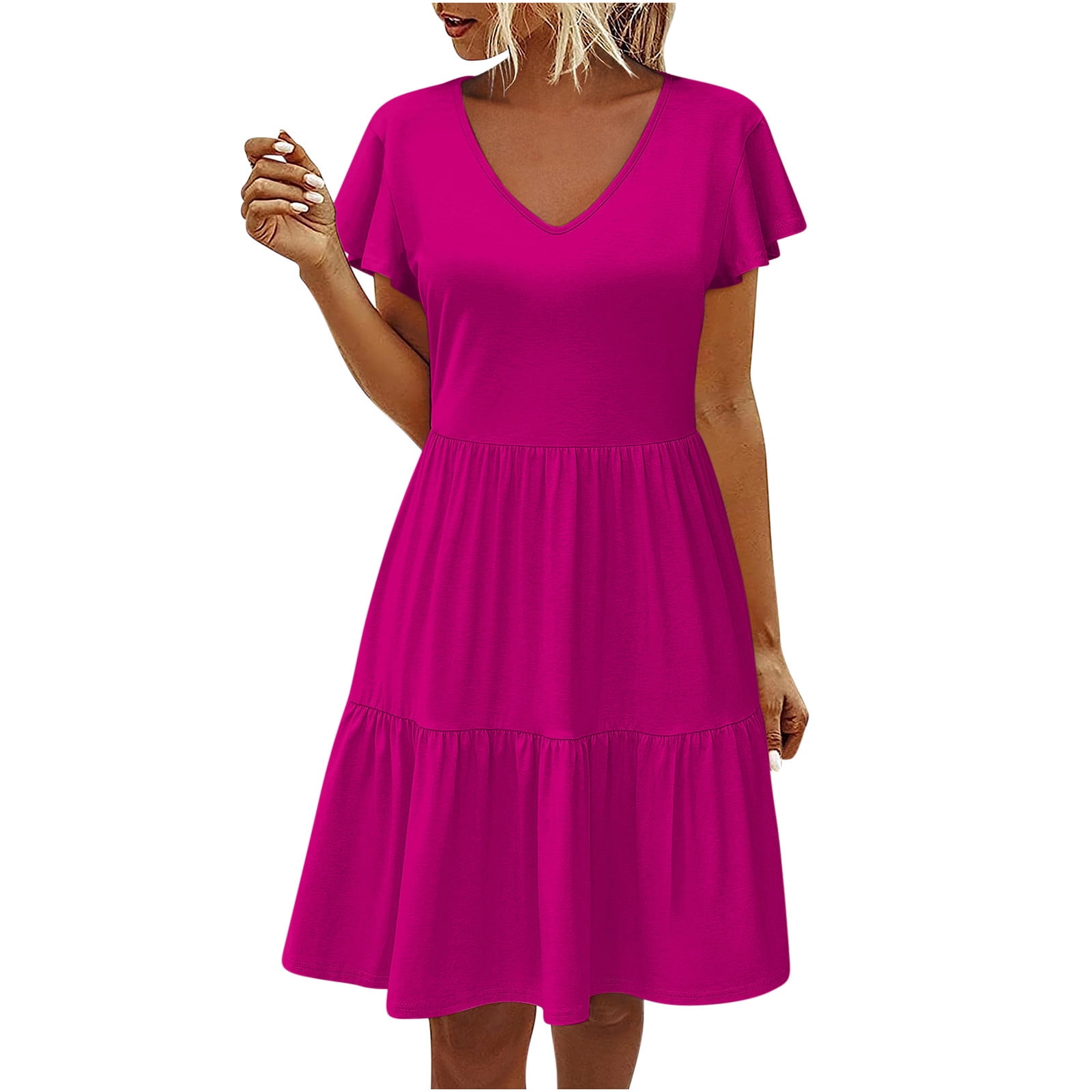 GRECERELLE Womens Retro Elegant A Line Work Dress Slim Fit Formal Office To Evening Dresses With Soft Stretch