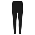 thumbnail image 1 of Erwazi Womens Yoga Pants Casual Slim Fit Tummy Control Leggings Athletic Gym Pants, Black, 2XL, 1 of 6