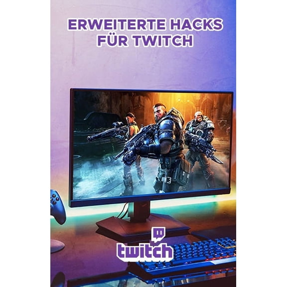 Erweiterte Hacks fr Twitch: Professioneller Leitfaden fr Wachstum und Monetarisierung auf Twitch (Paperback)