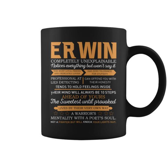 Erwin Completely Unexplainable Notices Everything But WonT Say It Name Coffee Mugs