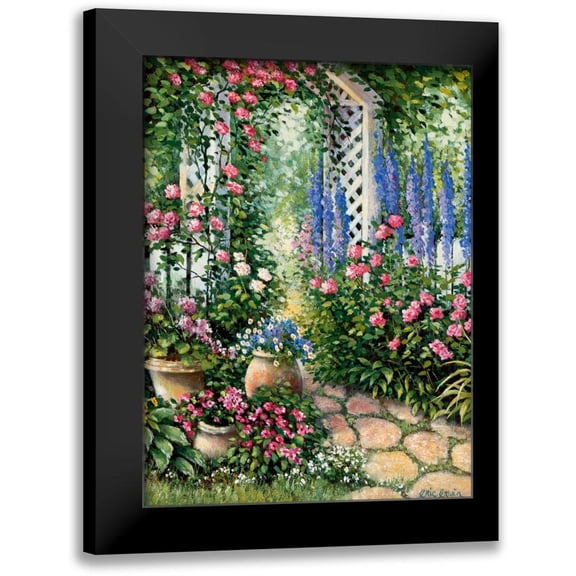 Erwin, Eric 11x14 Black Modern Framed Museum Art Print Titled - Busy lizy serenade