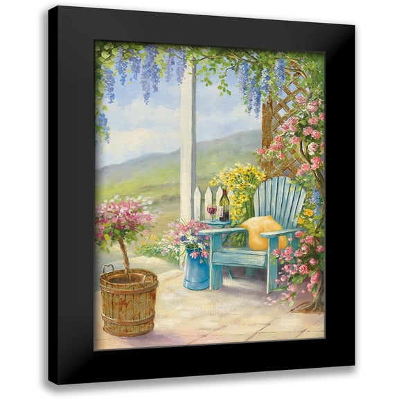 Erwin, Eric 11x14 Black Modern Framed Museum Art Print Titled - Veranda II