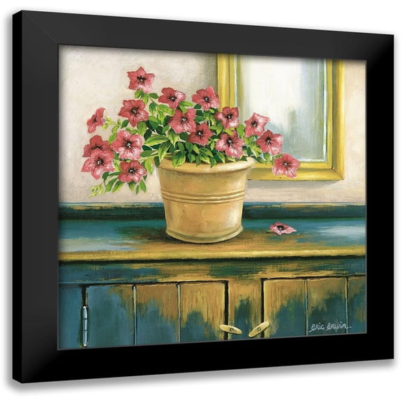 Erwin, Eric 12x12 Black Modern Framed Museum Art Print Titled - Summer Memory I