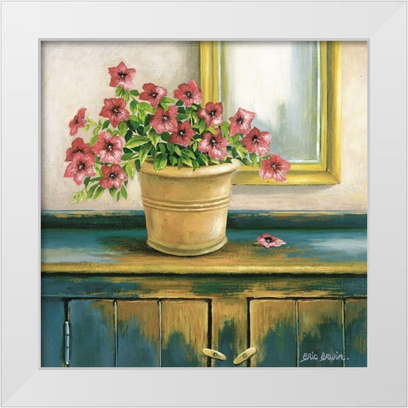 Erwin, Eric 12x12 White Modern Wood Framed Museum Art Print Titled - Summer Memory I