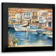 thumbnail image 1 of Erwin, Eric 13x12 Black Modern Framed Museum Art Print Titled - Ambiance de mediterranee II, 1 of 5
