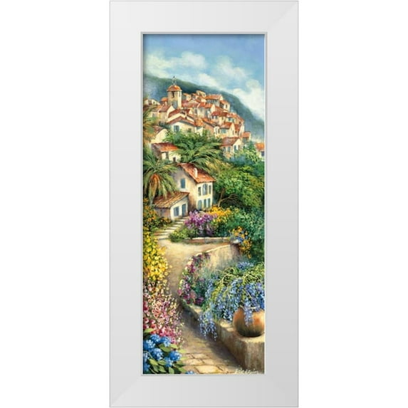 Erwin, Eric 9x18 White Modern Wood Framed Museum Art Print Titled - Ramatuelle I