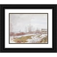 thumbnail image 1 of Erwin Pendl 24x20 Black Ornate Framed Double Matted Museum Art Print Titled: Pochlarn, 1 of 5