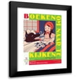 thumbnail image 1 of Erwin van Wanrooy 14x18 Black Modern Framed Museum Art Print Titled - Posse Exhibition "Books to Watch. Dutch Picture Books 1890-1950 "(2003), 1 of 5